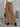 Tied High Waist Wide Leg Pants - Caramel / S