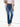 Buttoned Straight Jeans with Pockets - Dark / S