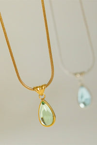 Teardrop Pendant Necklace