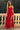 Strapless Split Maxi Dress - Red / XS