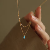 Opal Pendant Necklace