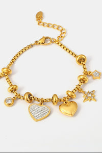 Heart Charm Bracelet