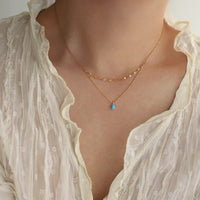 Opal Pendant Necklace