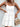 Frill Spaghetti Strap Tiered Dress - White / S