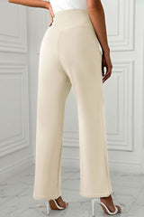 High Waist Pants with Pockets