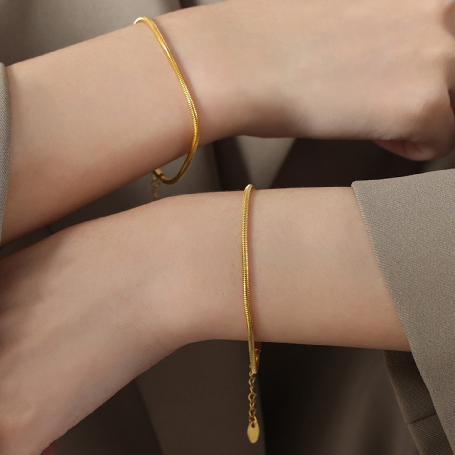 Gold-Plated Minimalist Bracelet