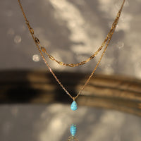 Opal Pendant Necklace