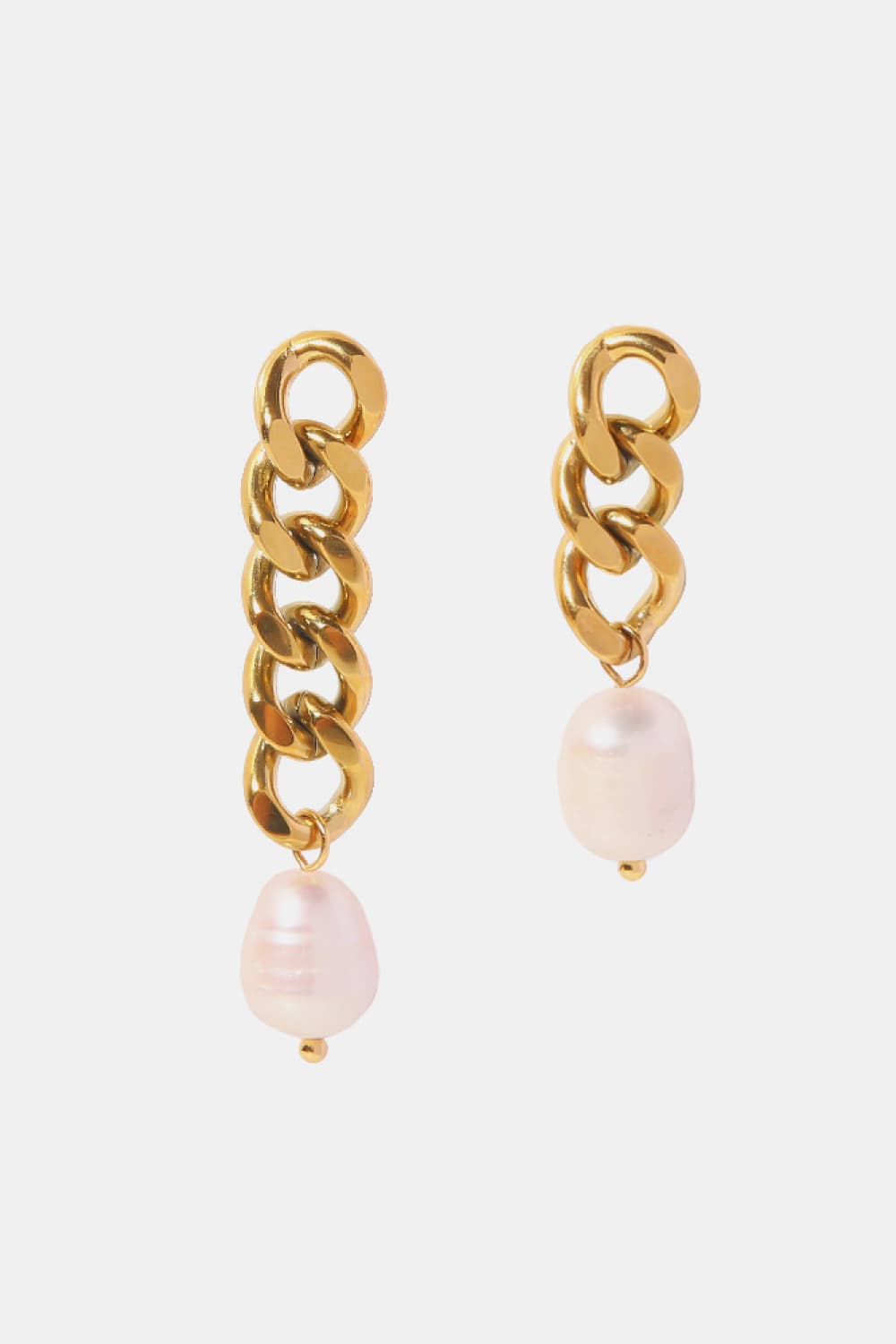 Asymmetrical Pearl Earrings