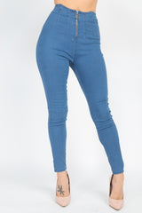 High Waist Classic Denim Jeans