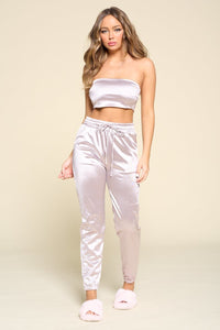 Tube Top Pant Set