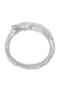 Curb Link Metal Bracelet Set