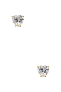 Heart Crystal Stud Earring