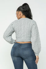 Cable Pullover Top