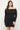 Plus Size Solid Smocked Off Shoulder Dress