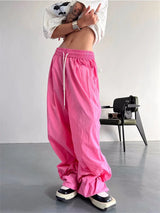 American Retro Oversized Parachute Pants