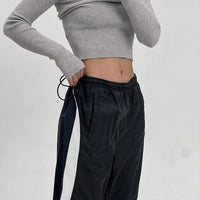 Side Stripe Contrast Color Sweatpants