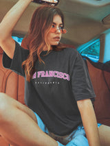 San Francisco Printed Oversized Short Sleeve T-shirt