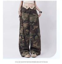 High Street Camo Loose Cargo Pants