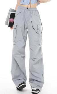 Wide Leg Cargo Grunge Baggy Trousers