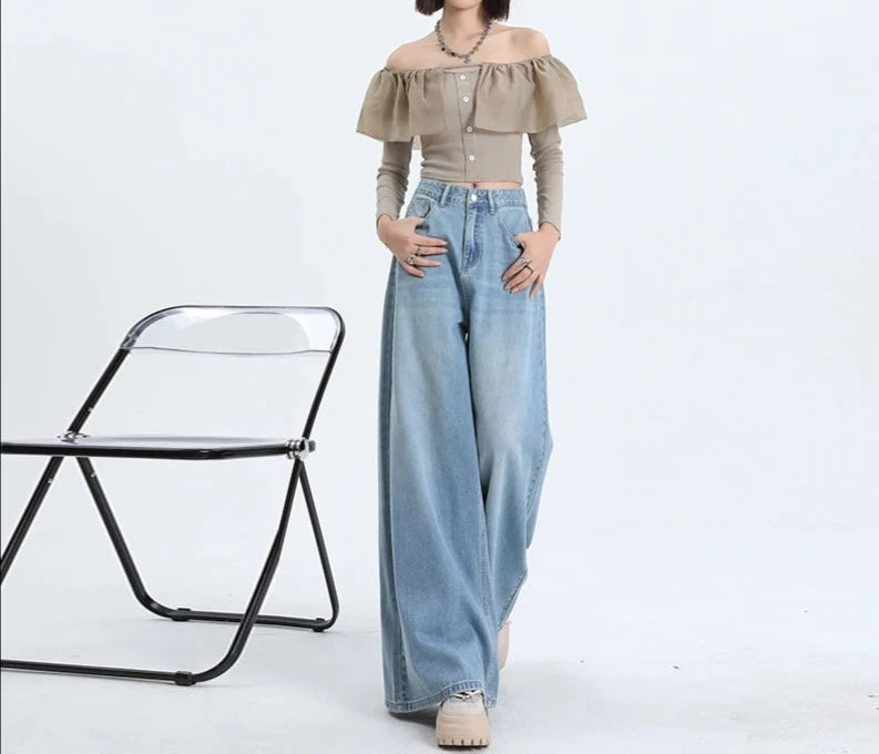 High Waist Oversized Grunge Jeans Pants