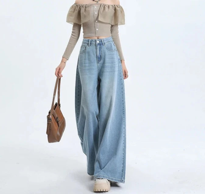 High Waist Oversized Grunge Jeans Pants