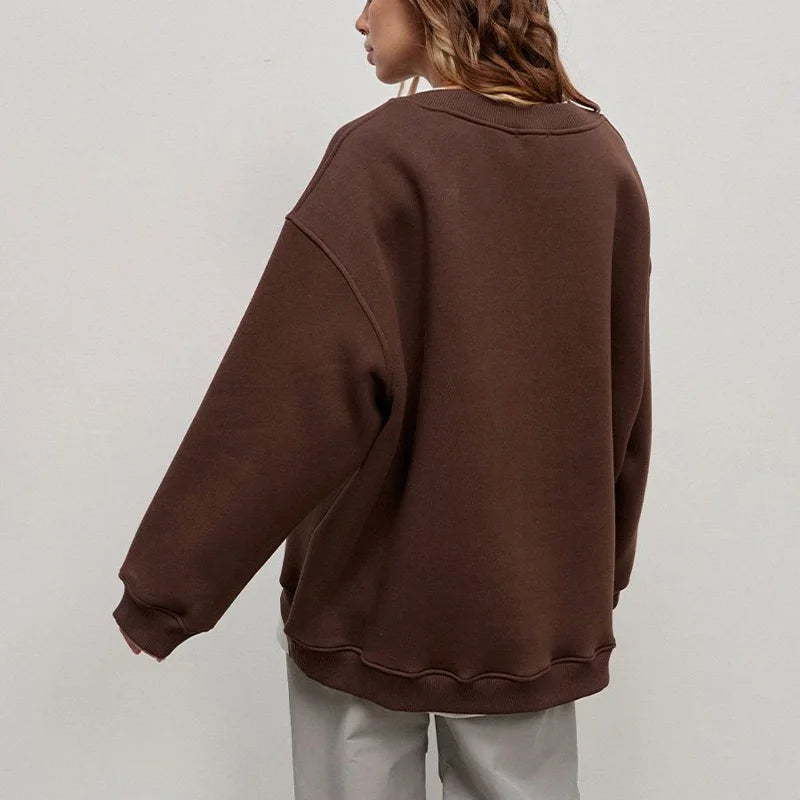 Oversized Fleece Sweatshirt