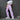 Loose High Waist Purple Cargo Pants