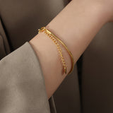 Gold-Plated Minimalist Bracelet