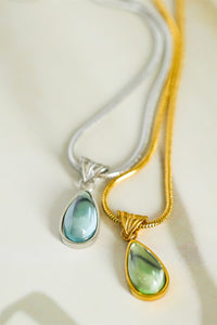 Teardrop Pendant Necklace