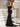 Rhinestone One-Shoulder Formal Dress - Black / XS