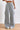 Drawstring High Waist Pants - Light Gray / S