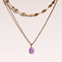 Opal Pendant Necklace