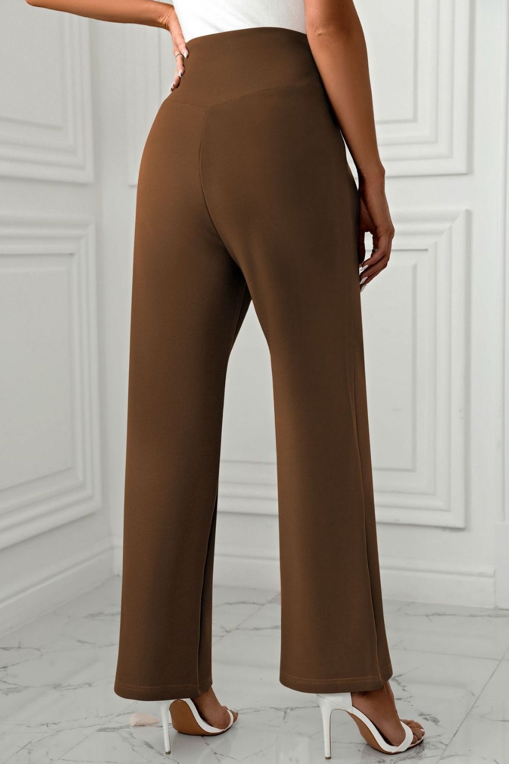 High Waist Pants with Pockets